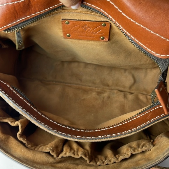 Patricia Nash London Brown Saddle Bag - Picture 6 of 13